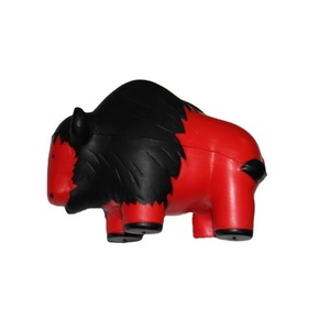 Pu <b>Foam</b> Red Buffalo Toy High Rebound Office Decor Animal Shape Molding <b>Craft</b> - Product Image 1