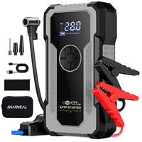 Démarreur d'urgence portable 12 V pour batterie de voiture, pour jusqu'à 10 L de diesel ou 7 L d'essence