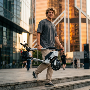 Nuevo Diseño de Scooter Eléctrico con Batería de Litio Intercambiable y Freno Trasero para Adolescentes - Product Image 1