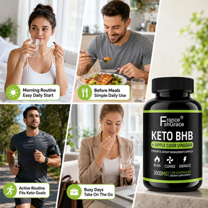 Extrait de plantes KETO haute puissance pour soutenir l'augmentation des niveaux de corps cétonique chez les hommes et les femmes, 120 capsules KETO BHB - Product Image 4