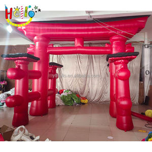 Không khí thổi trang trí cổng shinto lễ hội Red shrine vòm truyền thống <span class=keywords><strong>Inflatable</strong></span> Nhật Bản cửa - Product Image 1