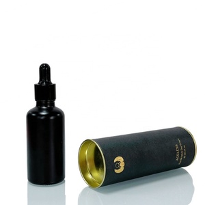 Botella de Vidrio Violeta Resistente a los Rayos UV, Diseño Personalizado con Logotipo Serigrafiado, 30ml 50ml, Crema Facial y Aceite Esencial, Tapa con Gotero de Aluminio - Product Image 2