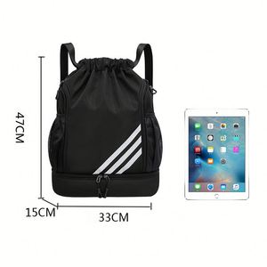 New Style <b>Drawstring</b> Backpack <b>Bag</b> Wholesale Custom <b>Drawstring</b> <b>Bag</b> Custom logo Casual Travel Men's Sports Basketball <b>Bag</b> - Product Image 4
