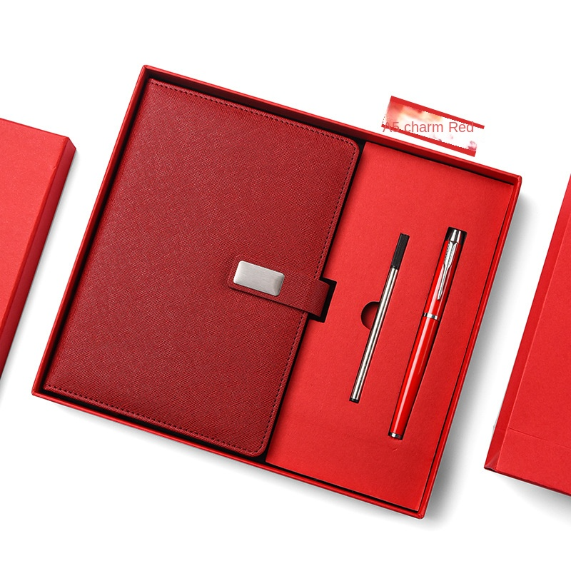 Charm rouge (stylo signature + recharge) boîte cadeau