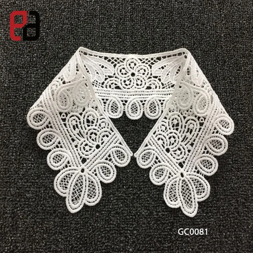 Elegant Guipure Collar Necklace Lace Design for Clothing