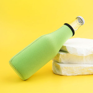 Custom Logo Neoprene Portable 12 Oz <b>Beer</b> Bottle Cooler Sleeves with Zipper - Product Image 5