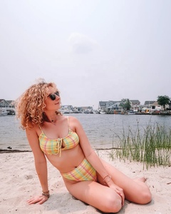 Costume da bagno donna donna costume da bagno estivo personalizzato costume da bagno grazioso Bikini a quadri - Product Image 5