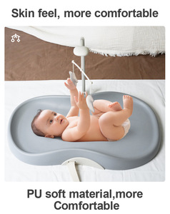 Multi-Functional Foldable <b>Portable</b> Baby Care Table for Newborn Diaper Changing and <b>Bath</b> with Soft Pad - Product Image 5