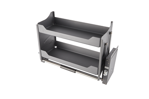 Organizador de <span class=keywords><strong>Cocina</strong></span> Elevable, <span class=keywords><strong>Estante</strong></span> de Almacenamiento de <span class=keywords><strong>Cocina</strong></span>, <span class=keywords><strong>Estante</strong></span> Elevador de Acero Inoxidable para Gabinetes de <span class=keywords><strong>Cocina</strong></span>, Cesta Extraíble - Product Image 6