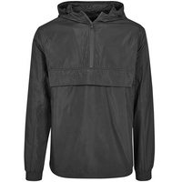 Chaqueta cortavientos de diseño personalizado con media cremallera para hombre, ropa deportiva, chaqueta a prueba de viento, chaquetas para exteriores para hombre