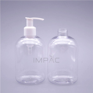 Trong Suốt Kích Thước Lớn Rỗng 300Ml Chai Nhựa Với Dầu Gội Đầu Bơm Dispenser Bao Bì Container 10Oz - Product Image 2