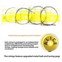 Alice A713 Professional Violin Strings Set of 14 Nylon Alloy Winding E String Included with Nylon Core