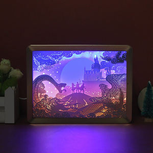 Decoración de Habitación, Decoración de Dormitorio para Niños, Artículos de Regalo Corporativos, Caja de Luz con Diseño de Castillo Hogwarts de Harry <span class=keywords><strong>Potter</strong></span> - Product Image 3