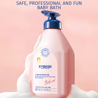 Gel Douche Bio pour Enfants à Marque Blanche, Shampoing et Gel Douche Liquide aux Extraits Végétaux pour Bébé