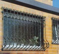 Grille de fenêtre décorative en fer forgé, barreaux de sécurité anti-effraction pour fenêtre, design de barreaux de sécurité pour fenêtre