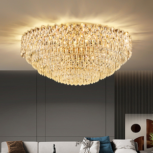Lusso moderno soffitto di cristallo classico Villa <span class=keywords><strong>sala</strong></span> banchetto stile per soggiorno Lobby Hotel intera casa decorazione luce media - Product Image 2