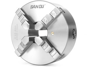 Prix spécial <span class=keywords><strong>Mandrin</strong></span> manuel auto-centrant à <span class=keywords><strong>4</strong></span> mâchoires en acier SANOU K12 <span class=keywords><strong>160MM</strong></span> Haute précision pour tour CNC - Product Image 3