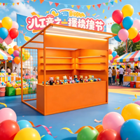 Stan Pameran Parfum Mobile Heavy Duty, Mudah Dipasang, Cocok untuk Pasar, Jalan, dan Luar Ruangan, Stan Jualan Kerajinan Pop-up untuk Pameran