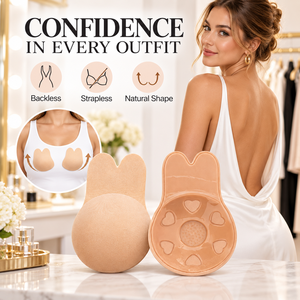 Cubrepezones Adhesivos Invisibles con Forma <span class=keywords><strong>de</strong></span> Oreja <span class=keywords><strong>de</strong></span> Conejo para Levantar el Busto, para Sujetadores <span class=keywords><strong>de</strong></span> <span class=keywords><strong>Silicona</strong></span> <span class=keywords><strong>de</strong></span> Mujer - Product Image 3