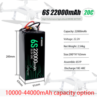 6S/12S/14S 16000mah 22000mah haute densité d'énergie prix d'usine batterie au lithium à semi-conducteurs batterie de drone