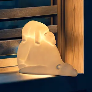 Nuovo arrivo simpatici animali a forma di orso personalizzati per bambini lampada a led da comodino luce calda da scrivania per luce notturna per bambini