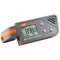 88163 AZ Enregistreur de données intérieur/extérieur en plastique ABS, moniteur d'humidité et de température barométrique pour usage domestique