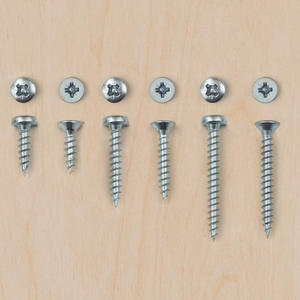 Tornillos de rosca de acero al carbono niquelado Roscas M2.5 M3.5 con cabeza plana de madera 16mm de longitud Acabado Chapado en zinc Hecho en Vietnam - Product Image 1