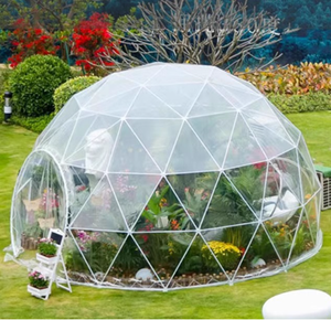 Clear Transparent Waterproof Fireproof UV-Resistant Aluminum Frame Dome Gazebo Tent <b>Expanded</b> <b>Bolt</b> Fixing for Outdoor - Product Image 2
