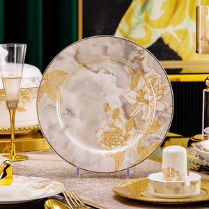 Набор керамической посуды, свадебные тарелки, минималистский роскошный стиль для дома и отелей - Product Image 5