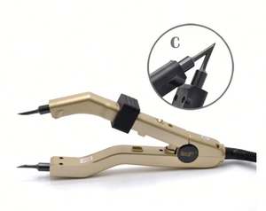 Machine professionnelle de pose d'extensions capillaires à la kératine, température réglable, connecteur en fer, matériau composite, haute qualité - Product Image 1
