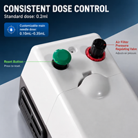 Équipement avicole professionnel, seringue vétérinaire pneumatique, machine d'injection de vaccin pour poussins, haute précision, sécurité, dose de 0,5 ml