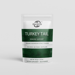 Polvo de Hongo Cola de Pavo OEM/ODM para el Bienestar, la Armonía Intestinal y el Apoyo Energético, Extracto Orgánico de Cola de Pavo, Suplemento de Hongos - Product Image 1