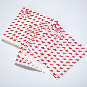 Papier d'emballage pour sandwichs, hamburgers, pizzas et snacks, 12x12 pouces, personnalisé avec logo, résistant à la graisse, qualité alimentaire. - Product Image 3