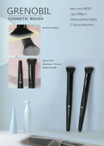 Set di Pennelli Cosmetici Grenobil 2 Pezzi in Setole Sintetiche per Applicazione Viso - Product Image 3