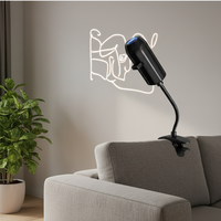 Lámpara de Noche LED Creativa con Forma de Luna y Cielo Estrellado, Control Táctil, 3500K, Luz Blanca Cálida, Alimentación USB, ABS, Proyección de Logotipo, Ideal para Dormitorio