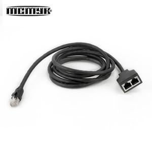 Cable de extensión <span class=keywords><strong>Ethernet</strong></span> RJ45 de 8 núcleos para micrófonos de conferencia digital Cable de mano de conversión de adaptador macho/hembra - Product Image 1