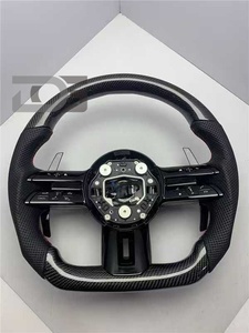 Volante de Fibra de Carbono Modificado para <span class=keywords><strong>Mercedes</strong></span> <span class=keywords><strong>Benz</strong></span> Clase A A200 <span class=keywords><strong>A180</strong></span> A260 A45 C63 W205 W204 C300 W222 G55 - Product Image 3