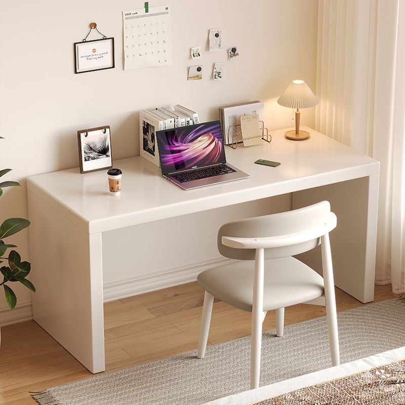Ivory white single table, 100x60x75