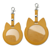 Étui de protection en cuir PU personnalisable avec logo pour support Bajia, protège-badge, accessoires de protection