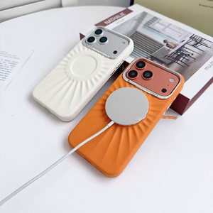 เคสโทรศัพท์หนังแม่เหล็กซีรีส์ดอกทานตะวัน L175 สำหรับ iPhone 16 17 Pro Max ป้องกันแรงกระแทก - Product Image 6