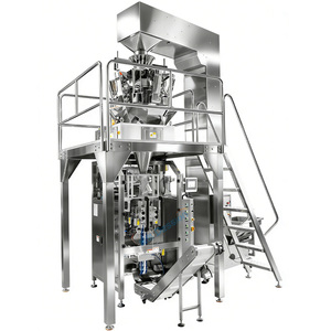 Machine d'emballage verticale automatique pour aliments surgelés en gros sacs, frites, boulettes de viande, ailes de poulet, machine de pesage et d'emballage de viande - Product Image 5