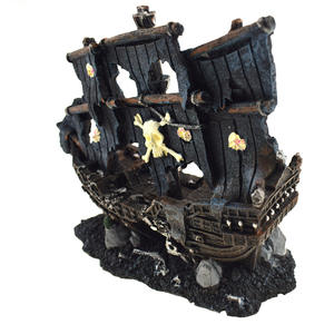 Decoración de acuario grande, adornos de pecera, decoración de naufragio para tanques de <span class=keywords><strong>agua</strong></span> <span class=keywords><strong>dulce</strong></span> y salada - Product Image 3