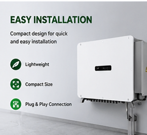 Inversor de cadena Kehua de 100kW SPI100K-B 144A con indicador LED de salida, monitoreo por aplicación WLAN, grado de corrosión C5, almacén en Alemania 3.5 - Product Image 1
