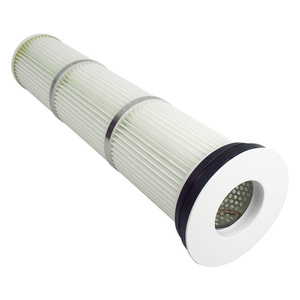 Meilleur prix filtre à huile hydraulique antistatique filtre à cartouche d'air élément filtrant d'admission synthétique en polyester - Product Image 4