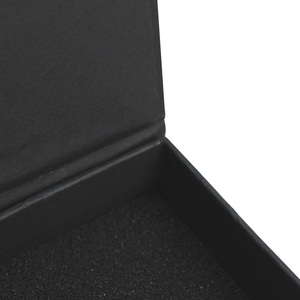 JeyBox Factory Wholesale Custom Printed Handmade Luxury Rigid Cardboard Recycled Materials Black Simple Empty Magnetic Closure - Product Image 3