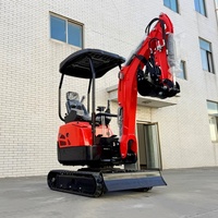Nouvelle Mini-Excavatrice Portative 1.8m à Chenilles Compacte Diesel pour Tranchées et Tuyauteries Agricoles – Prix Abordable