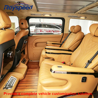 Barre de toit arrière, marchepied latéral, sangle de ceinture, repose-pieds pour la rangée intermédiaire, confortables pour Mercedes Benz Vito V-class W447 V260