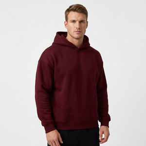 WX722014 Unisex Custom Solid Digital <b>Printed</b> Logo 100% Cotton <b>Extra</b> <b>Large</b> Hooded Autumn Casual Sports Hoodie - Product Image 1