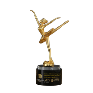 Trofeo de Aleación Fundida con Diseño Creativo de Pequeño Ángel Bailarín para Hombre, Venta al por Mayor de Fábrica, Souvenir Personalizado para Publicidad Empresarial - Product Image 6