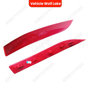 Lente de luz de parachoques Wolf Lake para BMW X1 F48 2015, forma de menisco roja, LED 5050, reflector de señal de giro lateral - Product Image 2